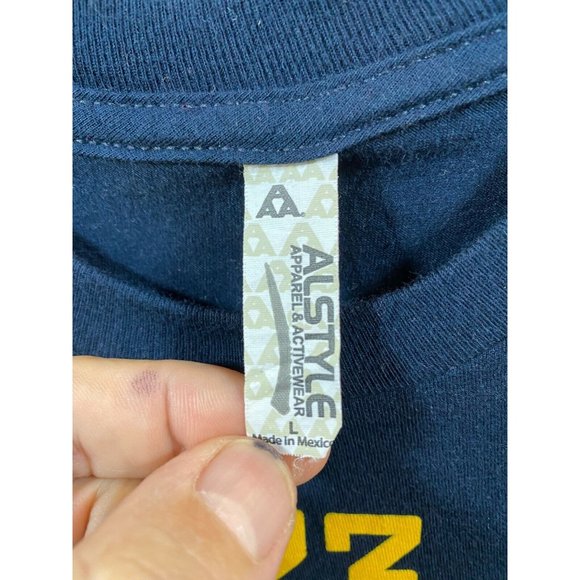 Lebron James 23 Shirt Adult Large Blue Clevland Cavilers NBA Pullover Tee Mens - Picture 4 of 8